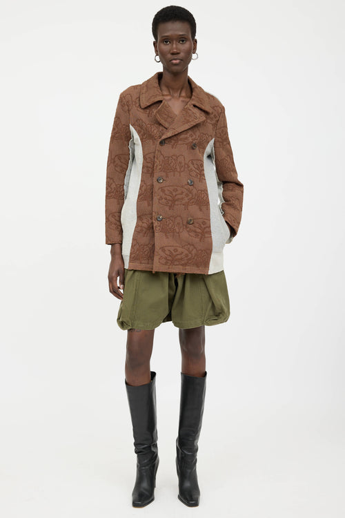 Undercover AW03 Textured Panel Blazer