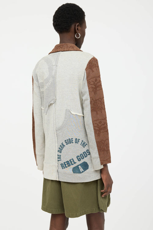 Undercover AW03 Textured Panel Blazer