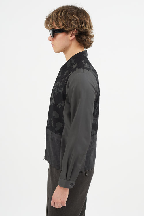 Undercover Spring 2001 Chaotic Discord Black & Grey Camo Jacket