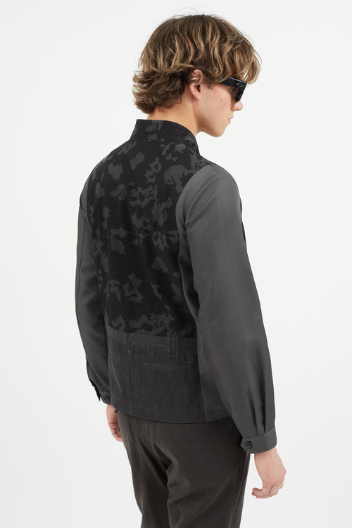 Undercover Spring 2001 Chaotic Discord Black & Grey Camo Jacket