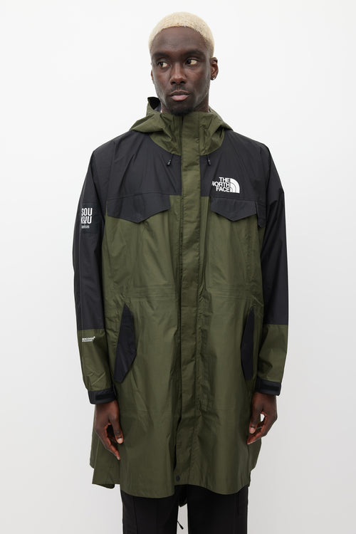 Undercover X The North Face Green & Black Oversized Jacket
