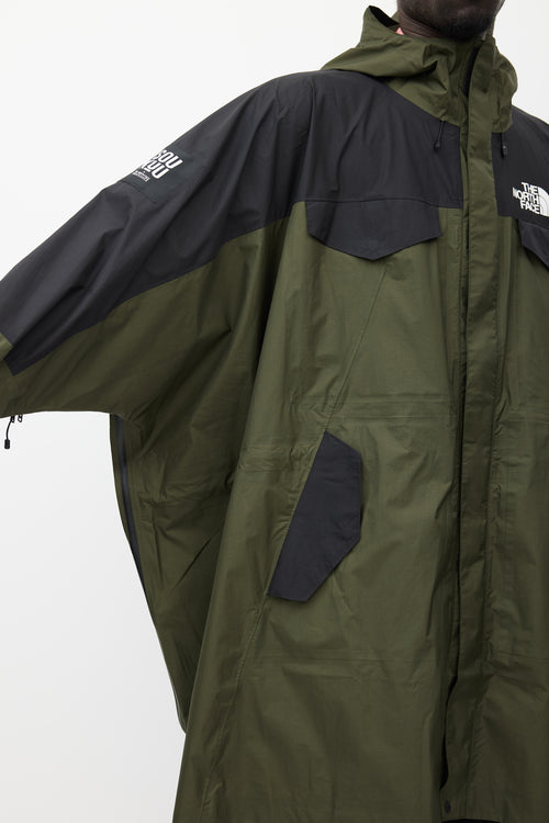 Undercover X The North Face Green & Black Oversized Jacket
