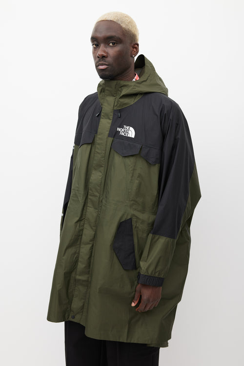Undercover X The North Face Green & Black Oversized Jacket