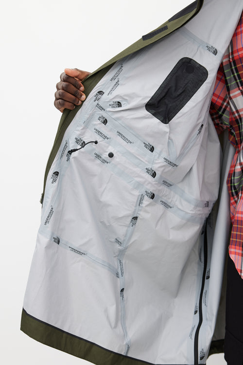 Undercover X The North Face Green & Black Oversized Jacket