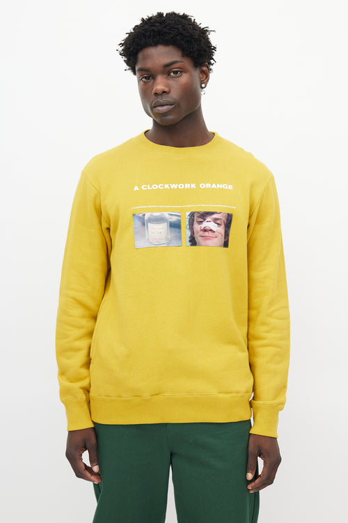 Undercover Yellow & Multicolour A Clockwork Orange Sweatshirt