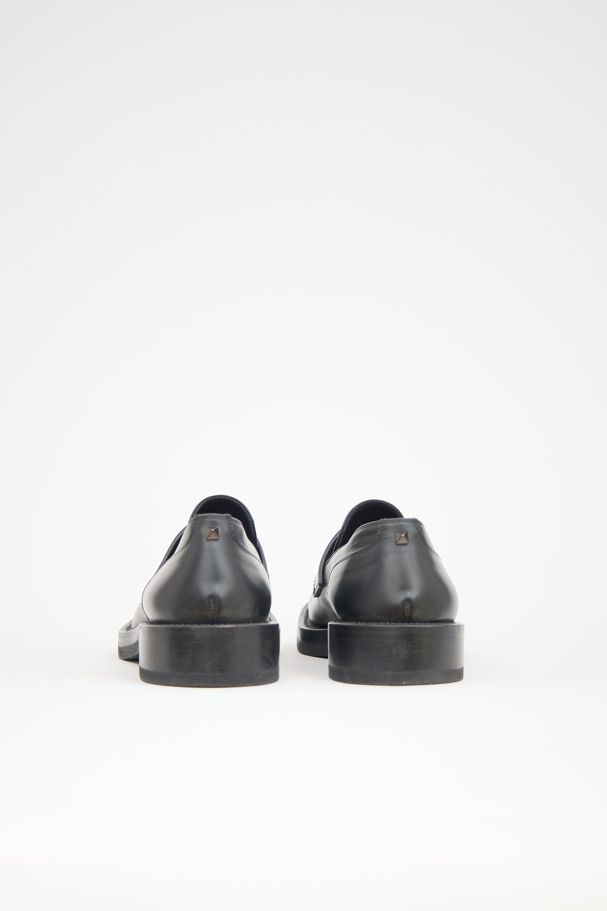 Valentino Leather Rockstud Essential Loafer