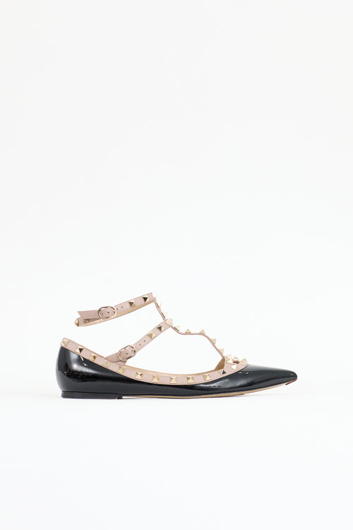 Patent Rockstud Cage Flat
