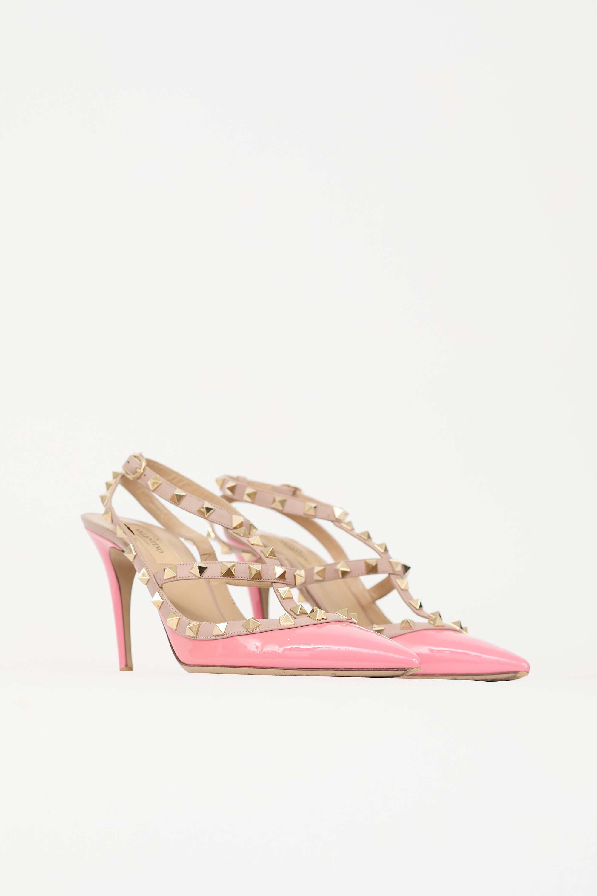 Valentino Patent Leather Rockstud Pump