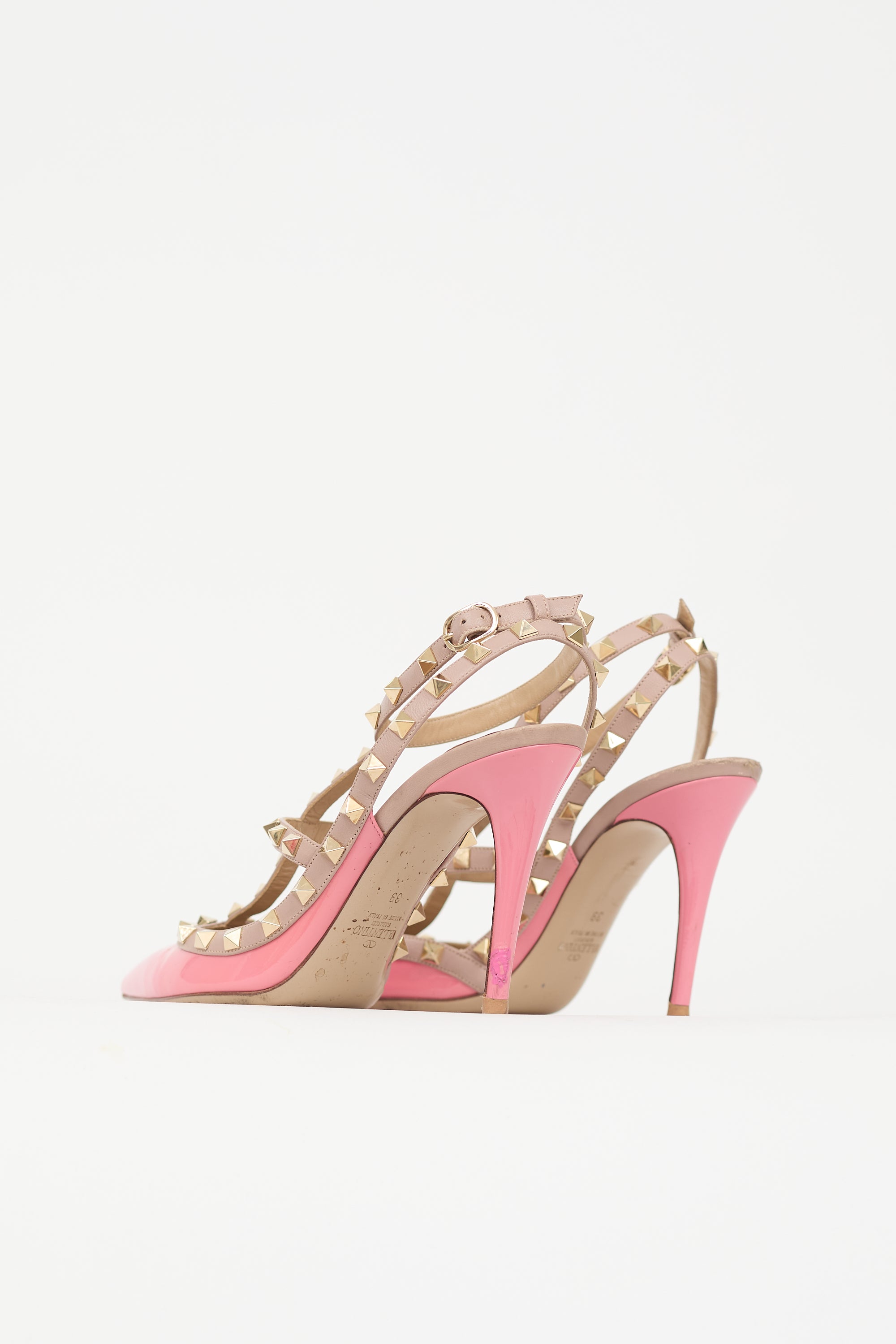 Valentino Patent Leather Rockstud Pump
