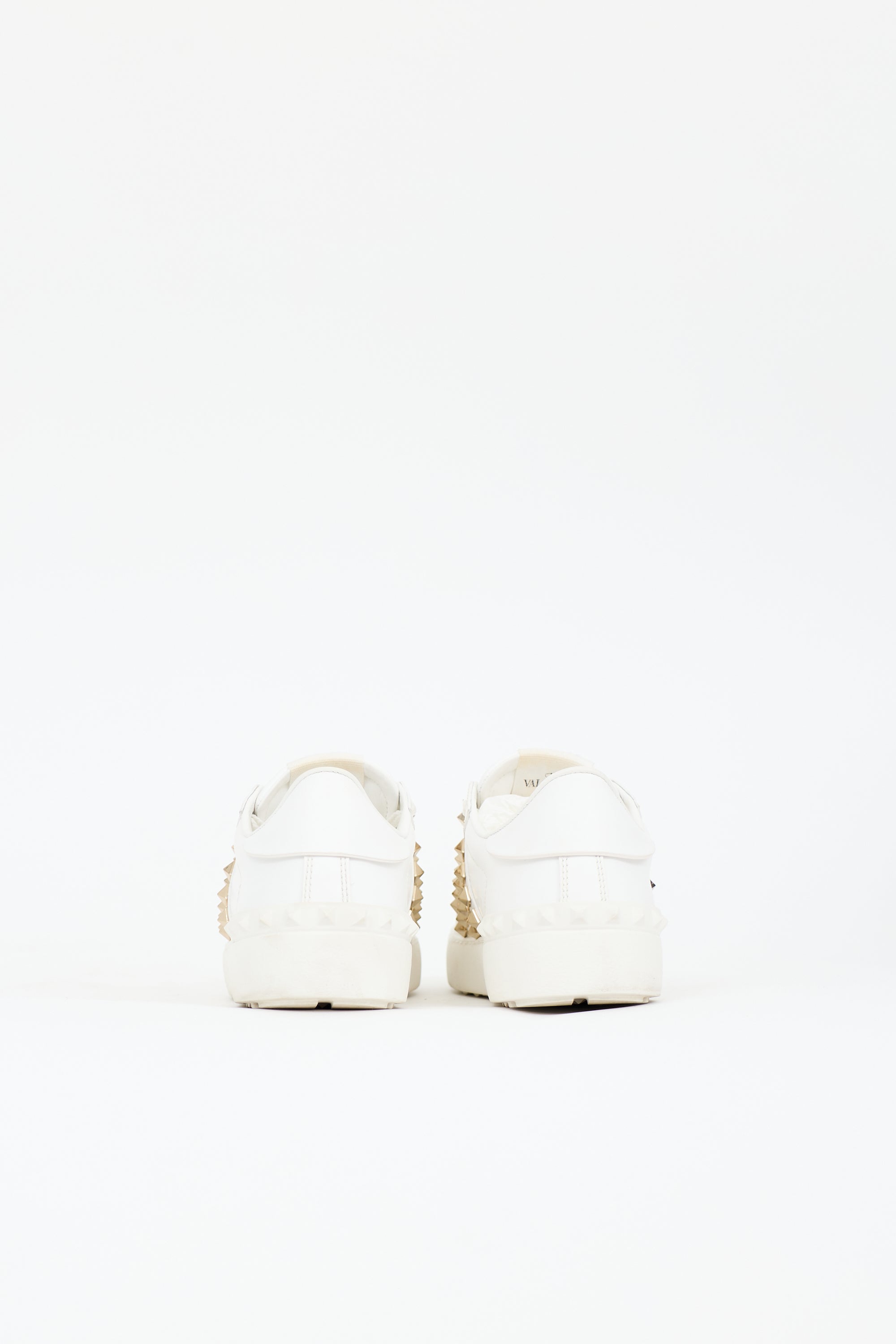 Valentino Leather Untitled Rockstud Sneaker