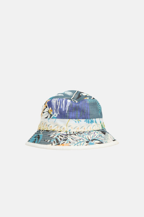 Hermès Tropical Patchwork Bucket Hat