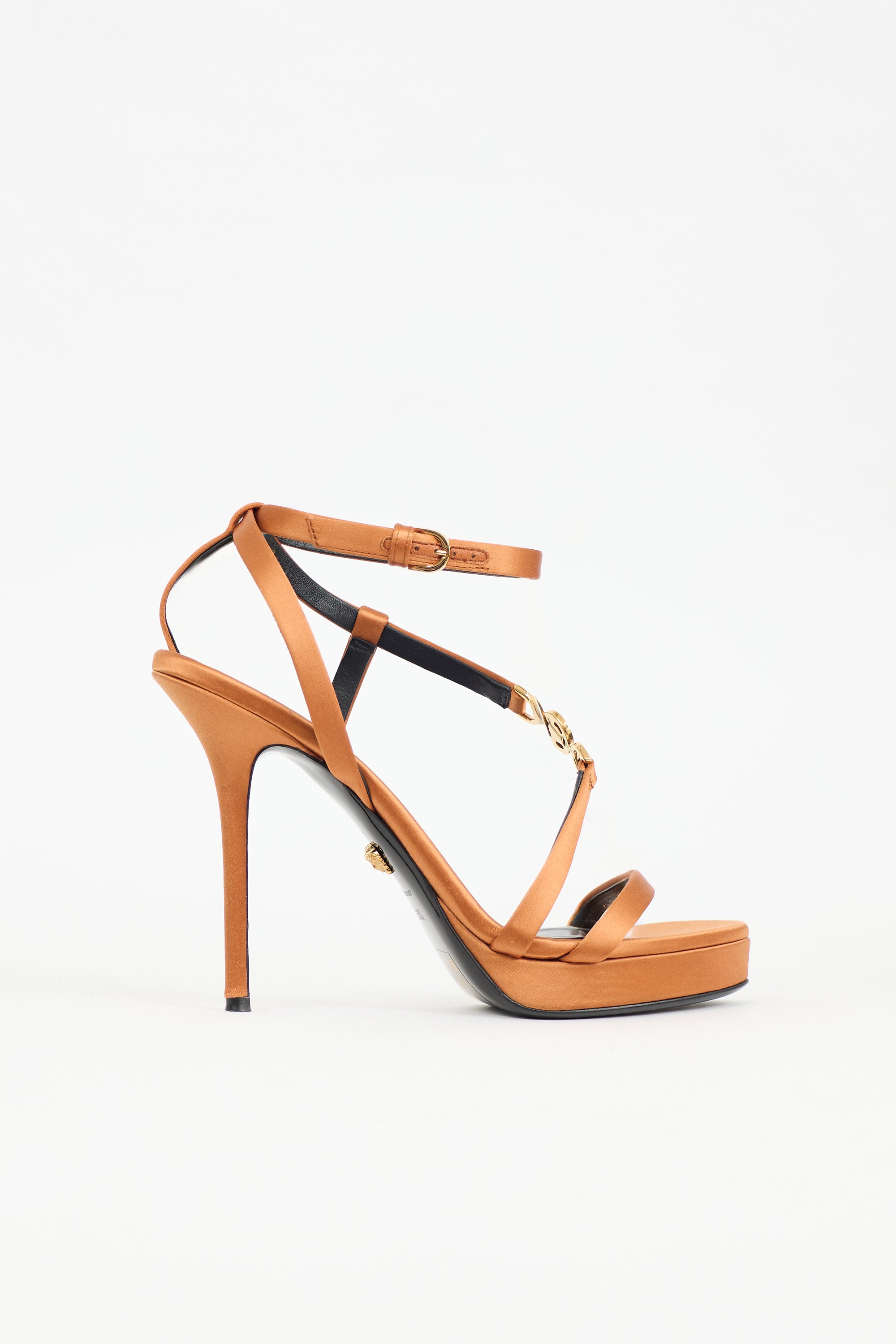 Versace Satin Medusa Heel
