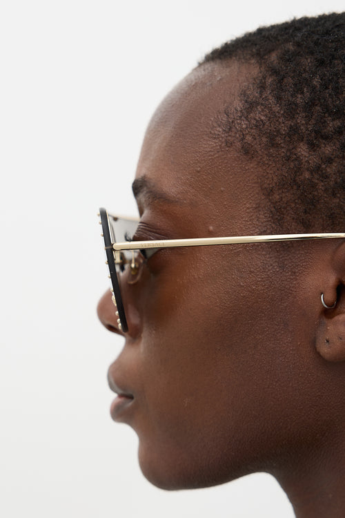 Versace MOD2230 Shield Sunglasses