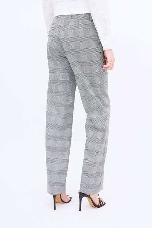 Vetements Black & White Houndstooth Trouser