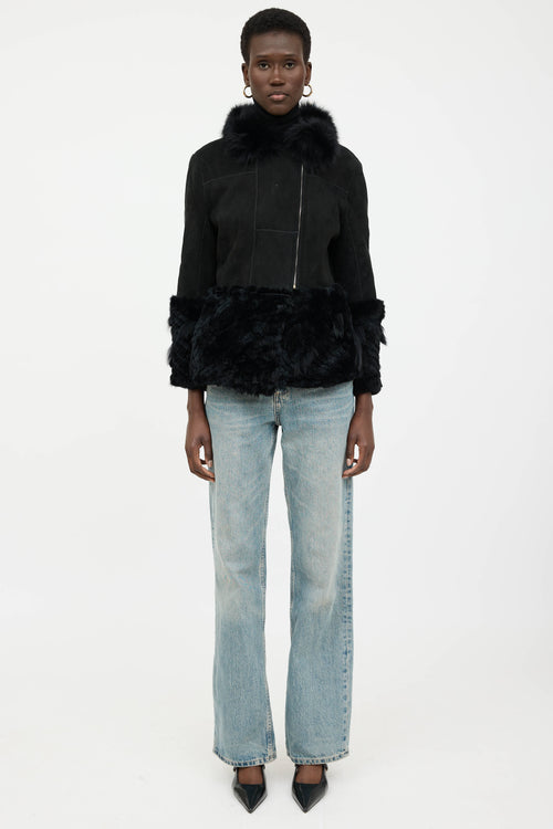 VSP Archive Suede Shearling Jacket