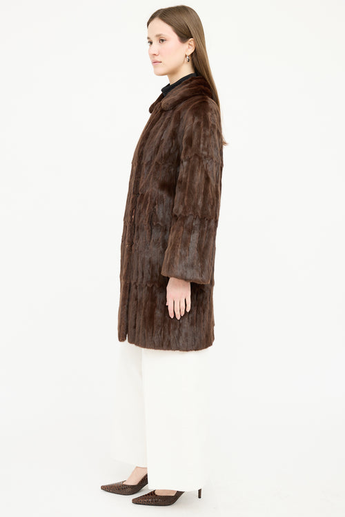 VSP Archive Panelled Fur Coat