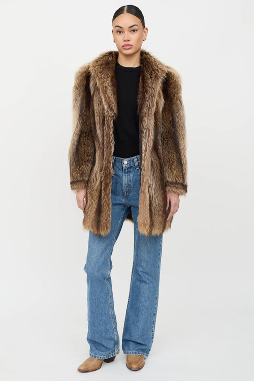 VSP Archive Structured Fur Coat