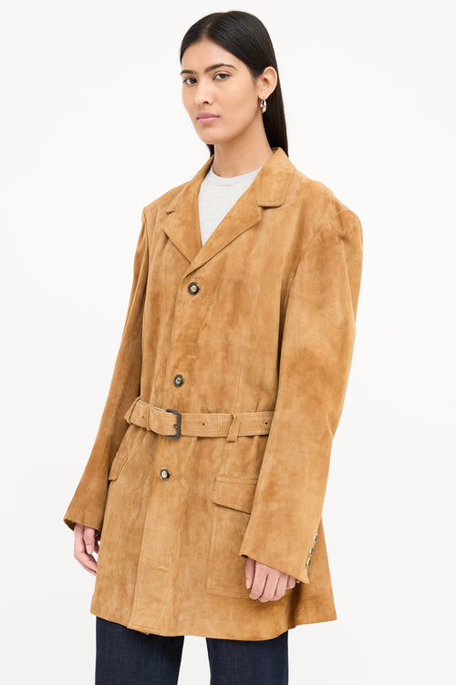 VSP Archive Suede Belted Jacket