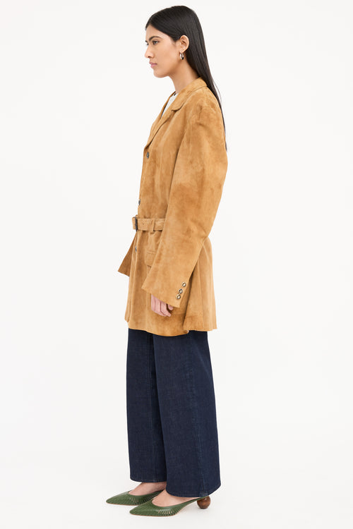 VSP Archive Suede Belted Jacket