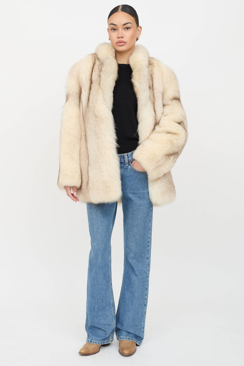 VSP Archive Marbled Fur Coat