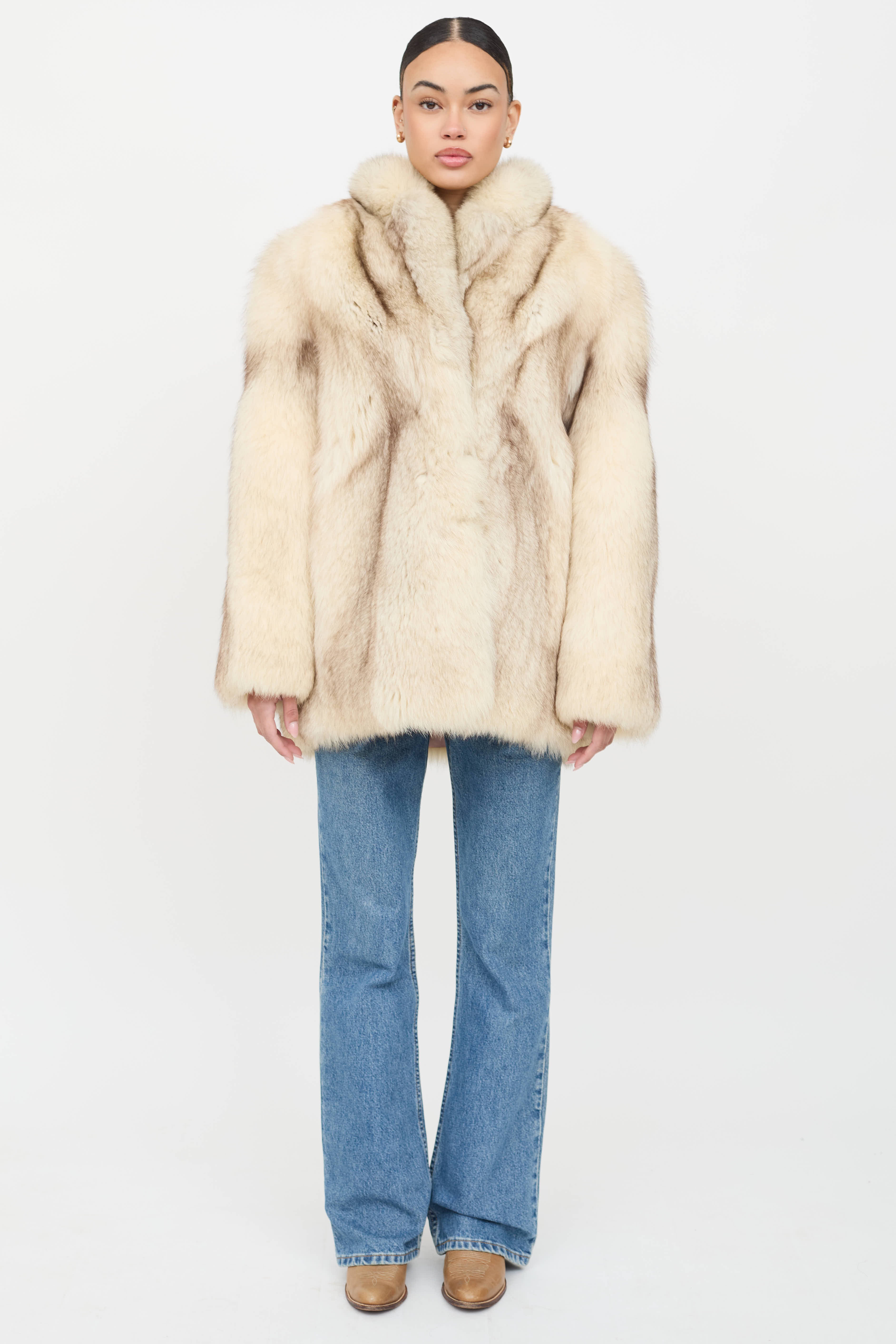 VSP Archive Marbled Fur Coat