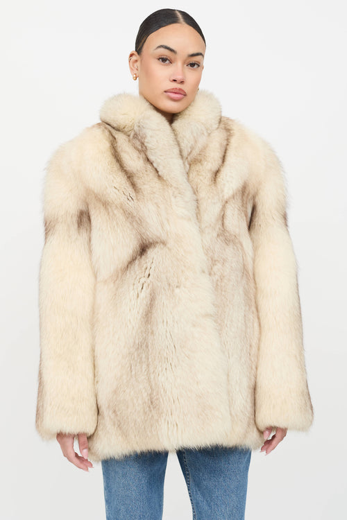 VSP Archive Marbled Fur Coat