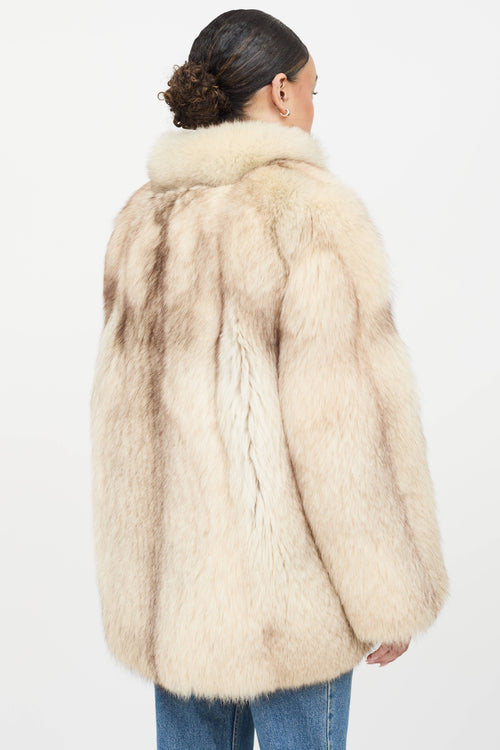 VSP Archive Marbled Fur Coat