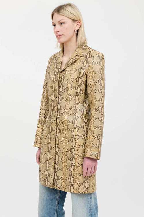 Danier Textured Leather Coat