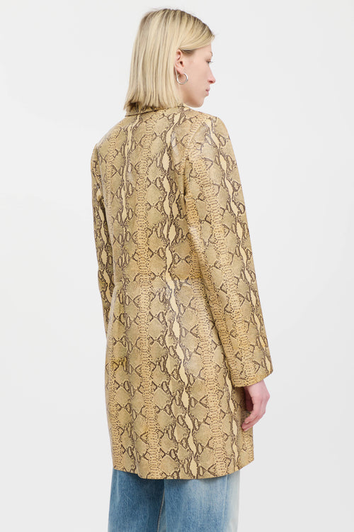 Danier Textured Leather Coat