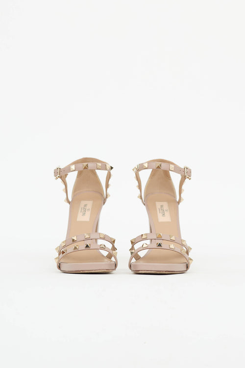 Valentino Rockstud Heeled Sandal