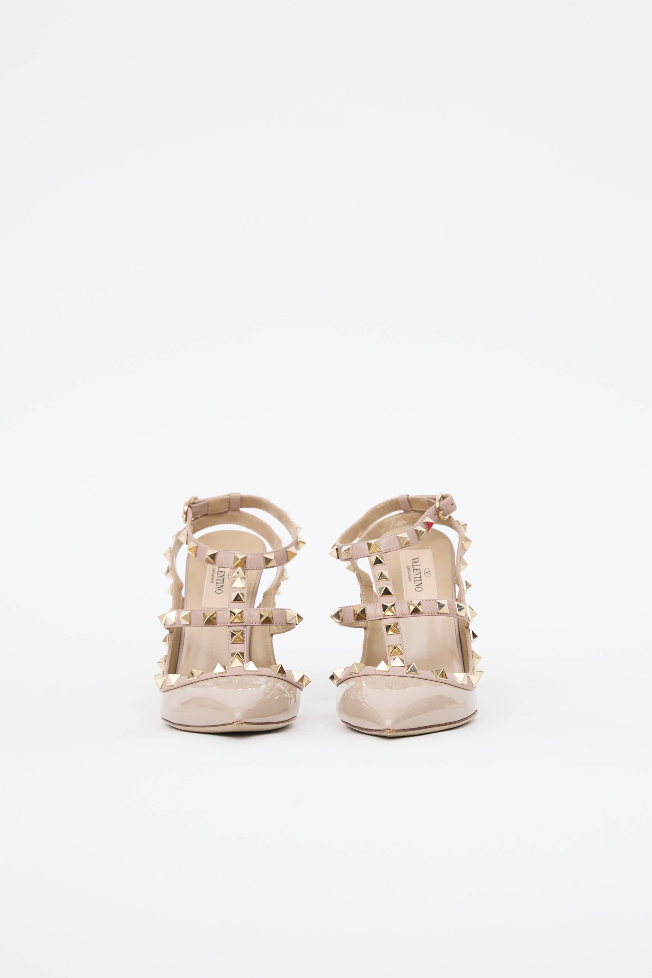 Valentino Patent Rockstud Caged Pump