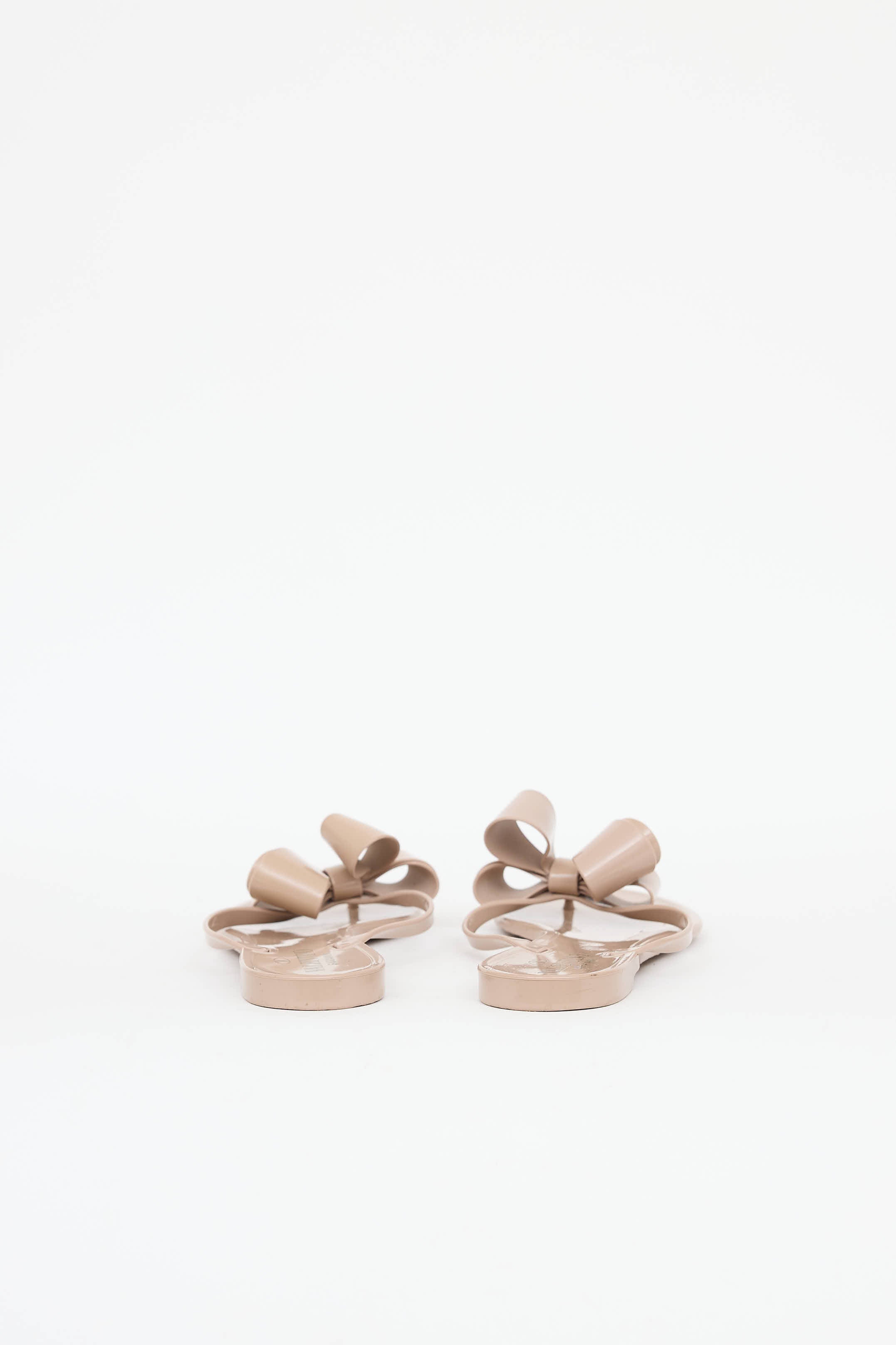 Valentino Rubber Bow Sandal