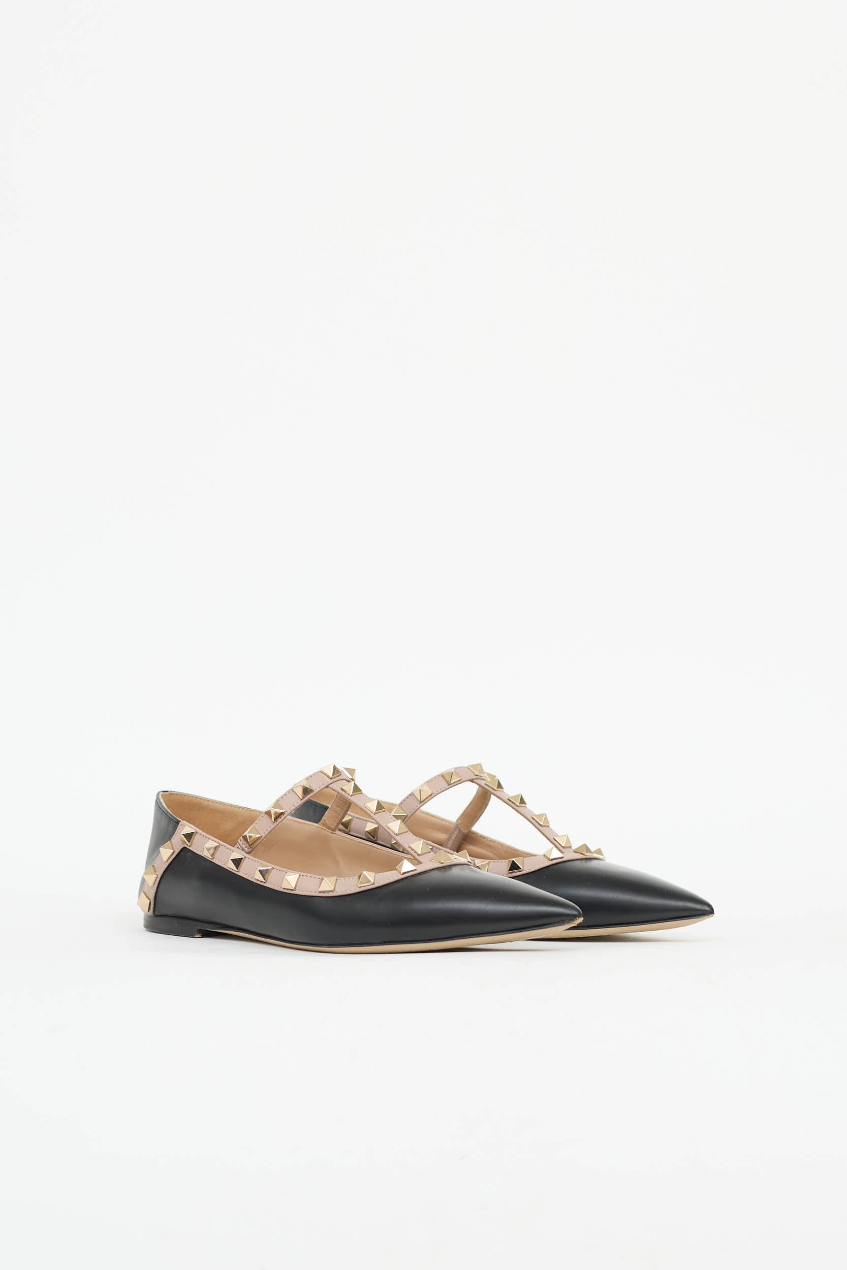 Valentino Rockstud Cage Flat