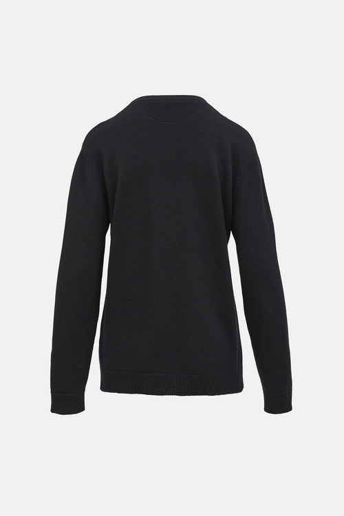 Valentino Cashmere Knit Logo Sweater