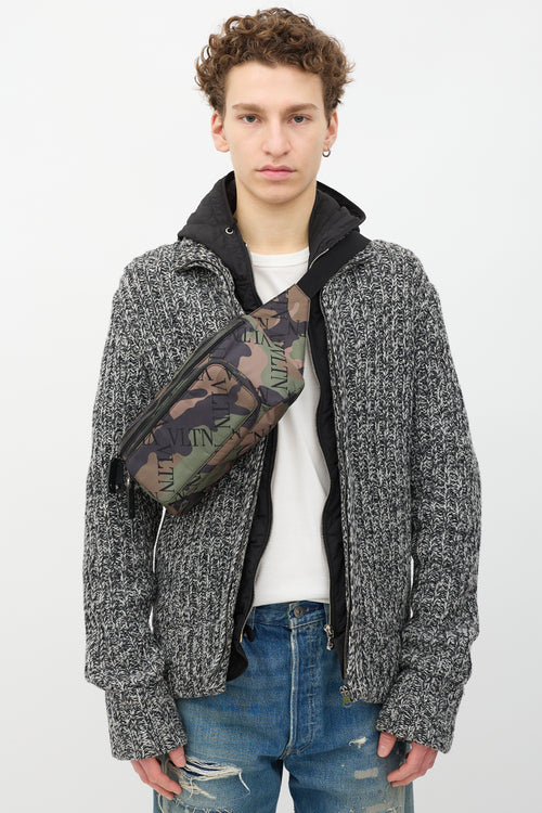 Valentino Camouflage VLTN  Belt Bag