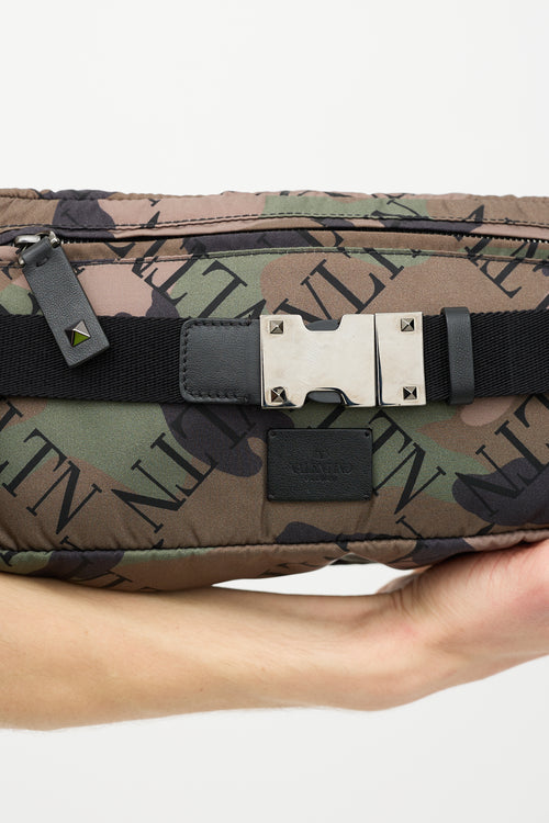 Valentino Camouflage VLTN  Belt Bag