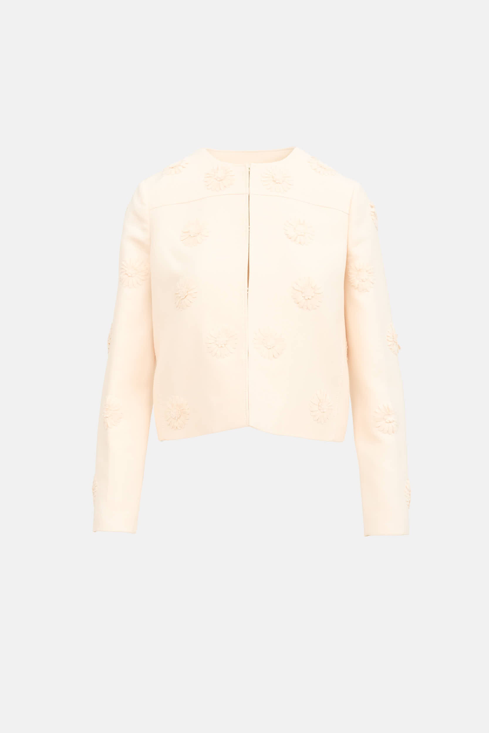 Valentino Wool & Silk Floral Jacket