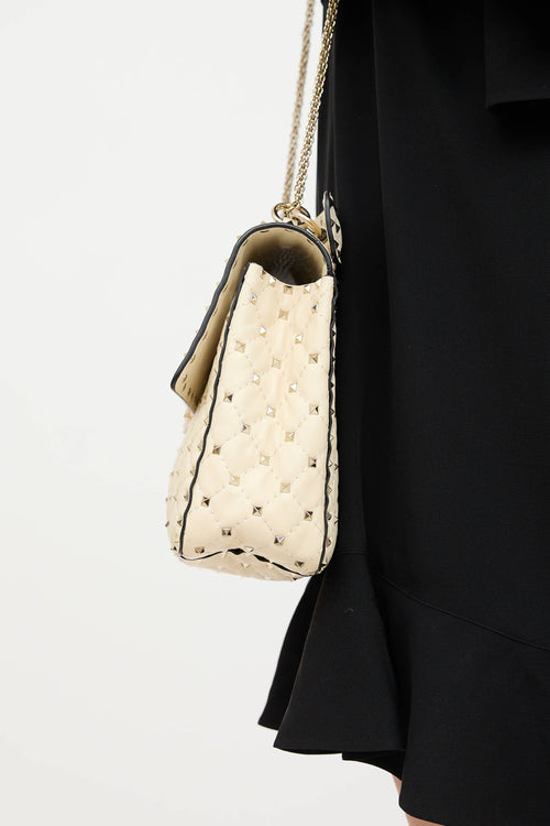 Valentino Leather Rockstud Spike Bag