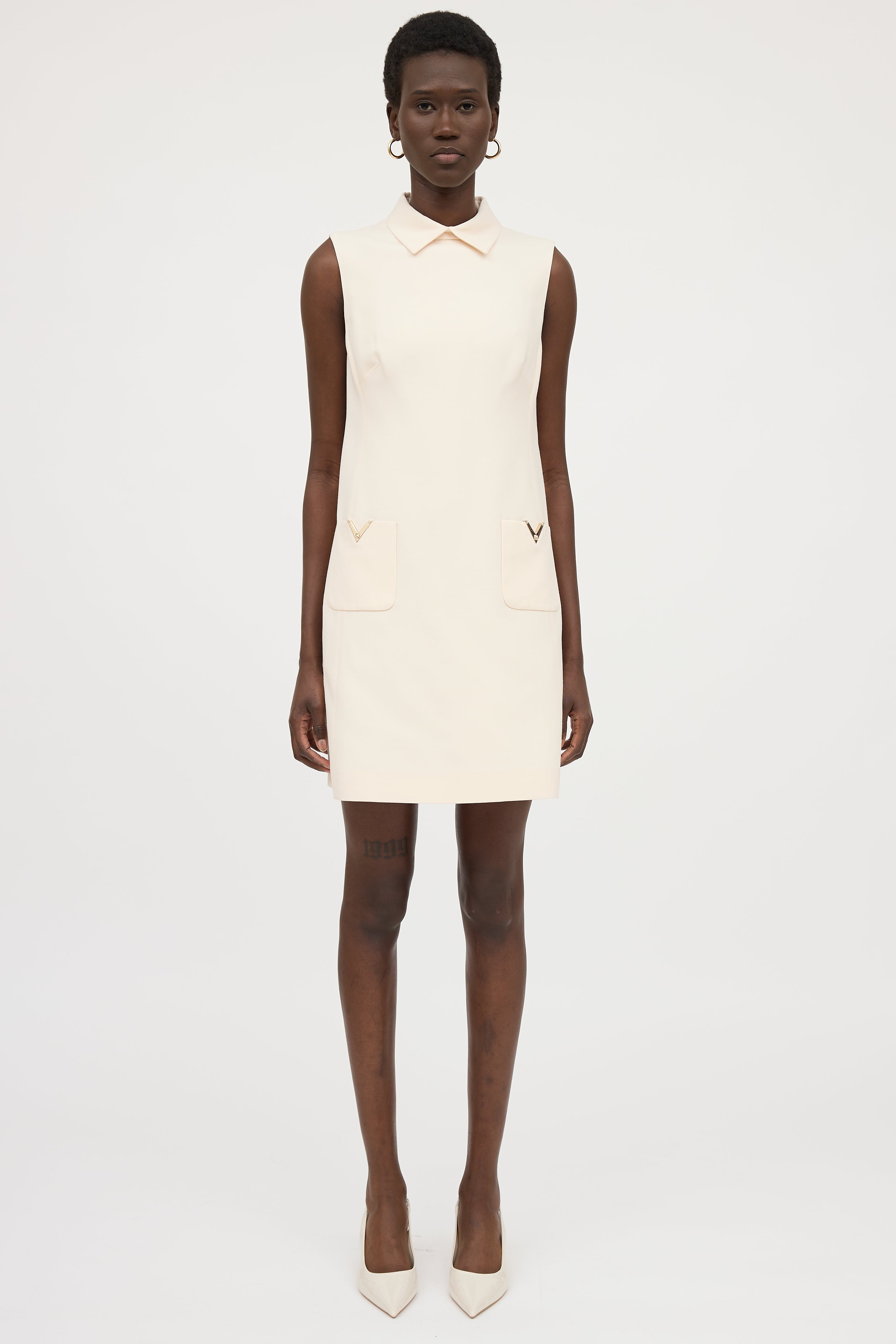 Valentino Wool Shift Dress