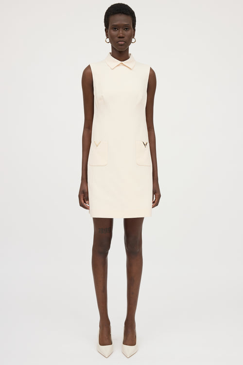 Valentino Wool Shift Dress