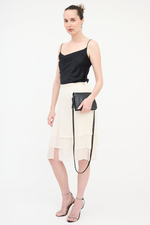 Valentino Leather Rockstud Crossbody Bag