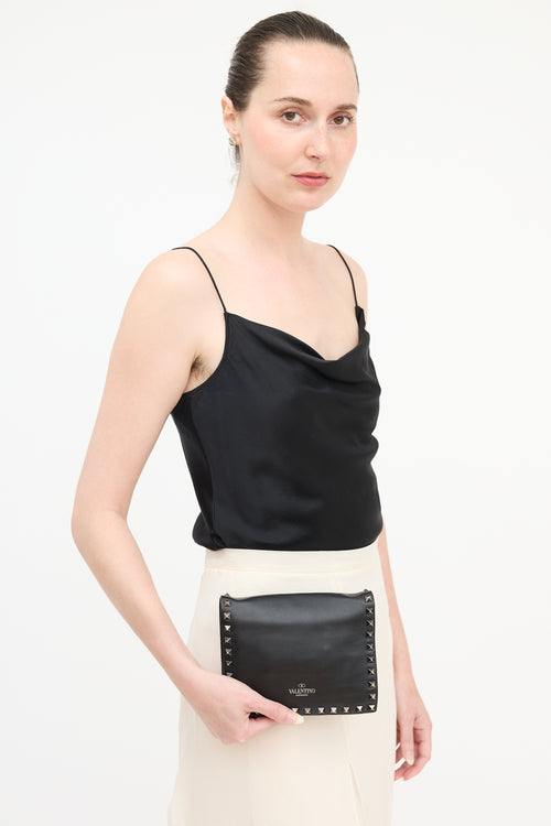 Valentino Leather Rockstud Crossbody Bag