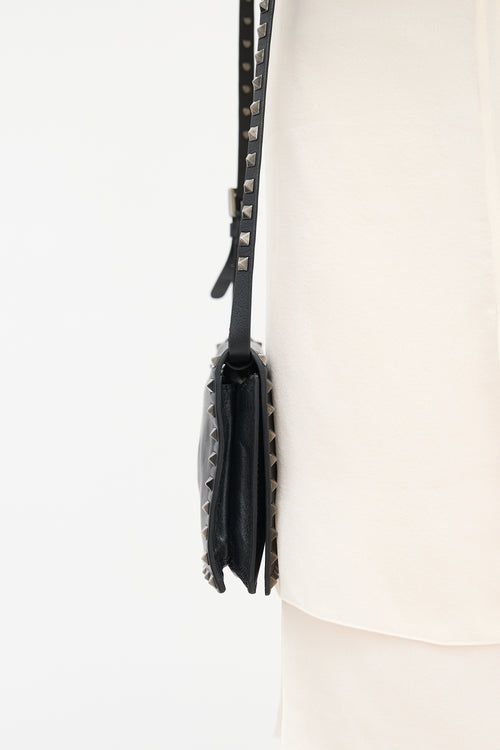 Valentino Leather Rockstud Crossbody Bag