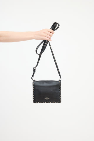 Valentino Leather Rockstud Crossbody Bag