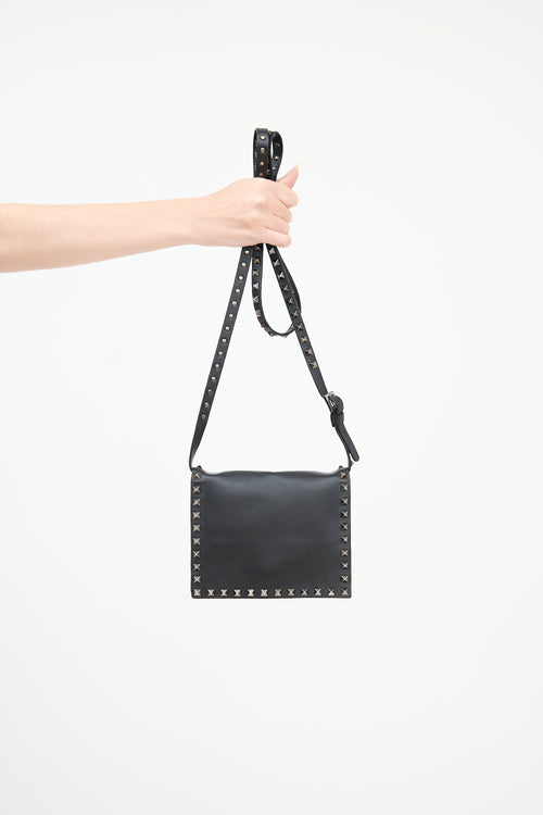 Valentino Leather Rockstud Crossbody Bag
