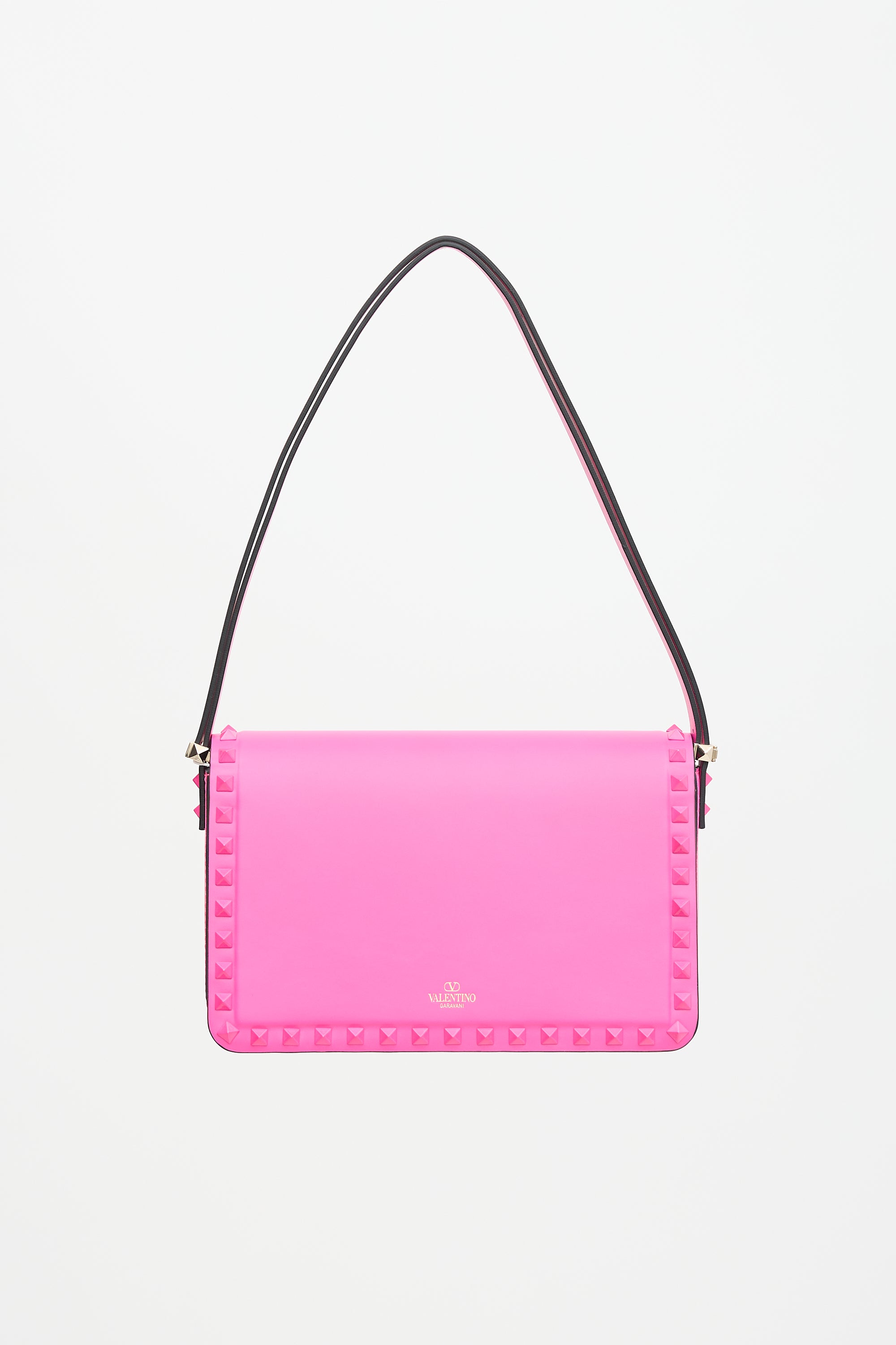 Valentino Leather Rockstud23 Shoulder Bag