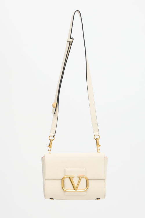 Valentino Leather Stud Sign Bag