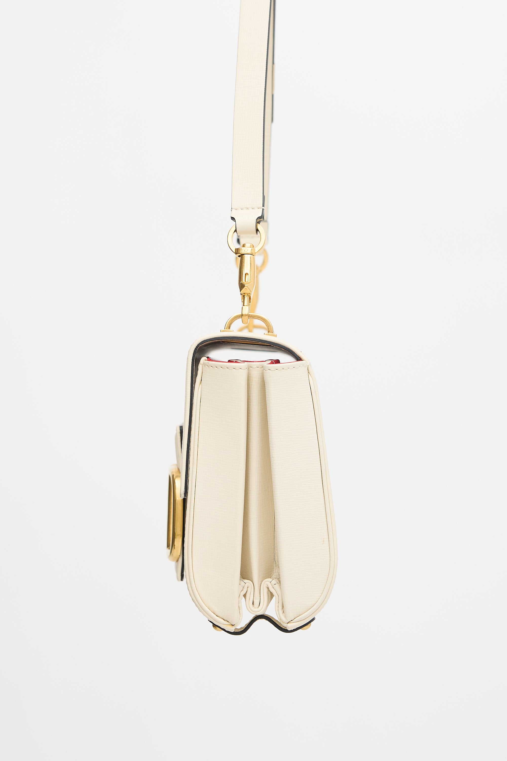 Valentino Leather Stud Sign Bag