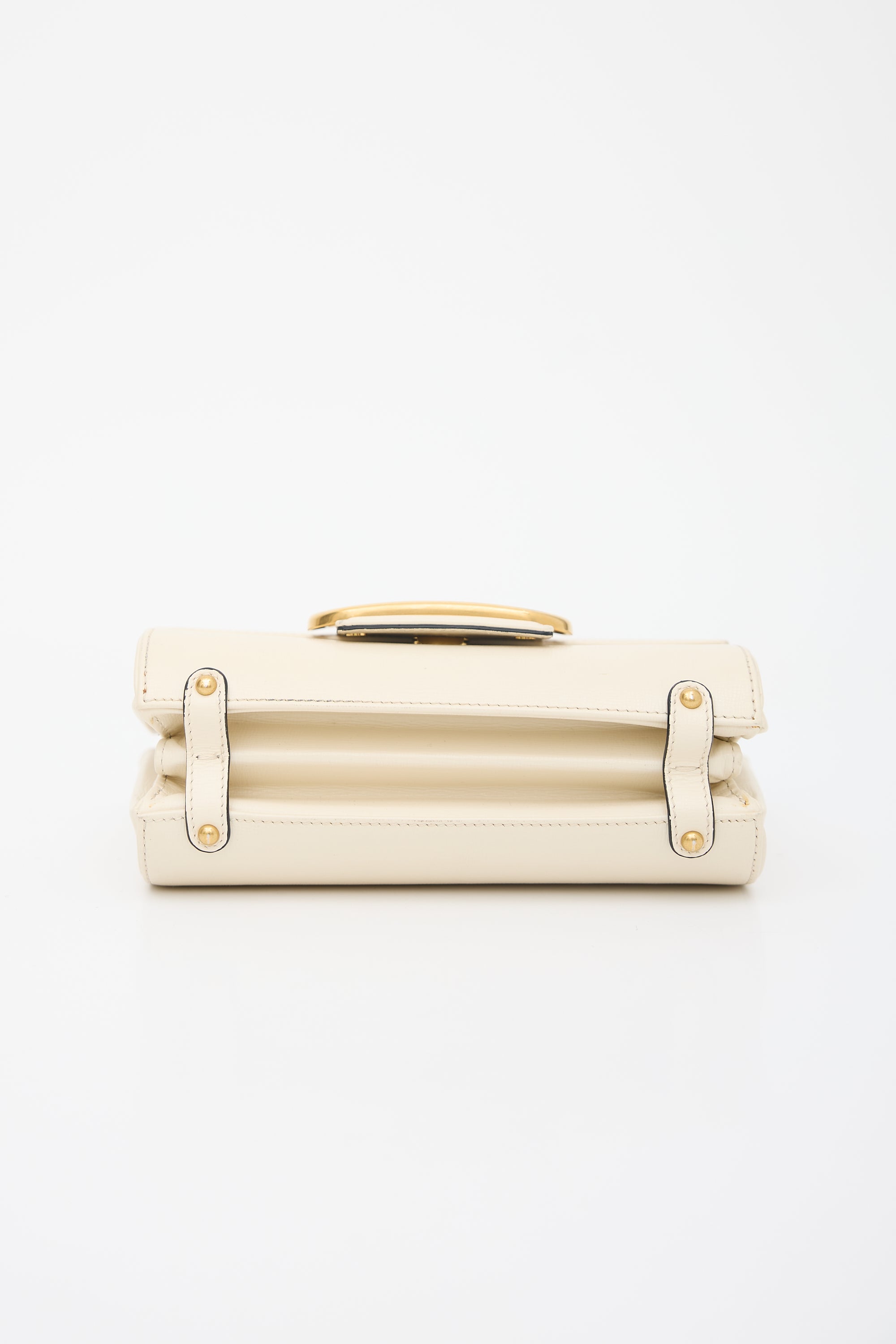 Valentino Leather Stud Sign Bag