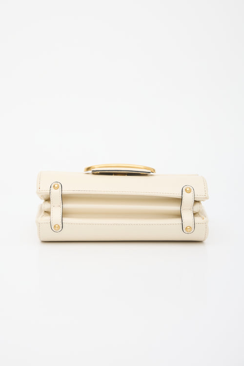 Valentino Leather Stud Sign Bag